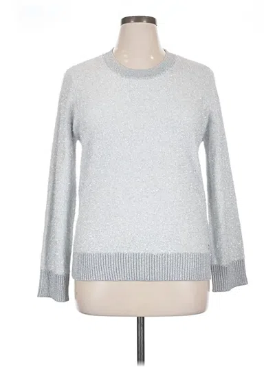 Pre-owned Tommy Hilfiger Pullover Sweater In Silver