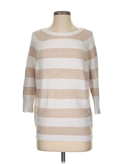 Pre-owned Tommy Hilfiger Pullover Sweater In Tan