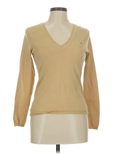 Pre-owned Tommy Hilfiger Pullover Sweater In Tan