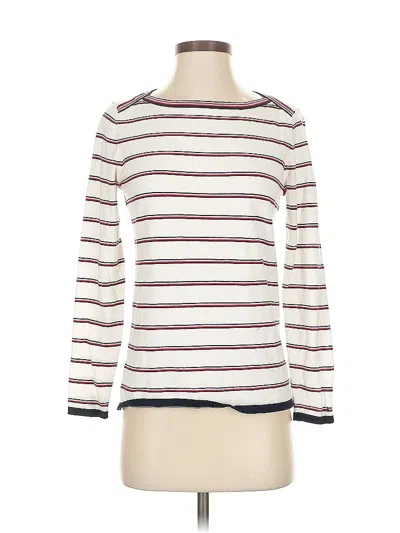 Pre-owned Tommy Hilfiger Pullover Sweater In White