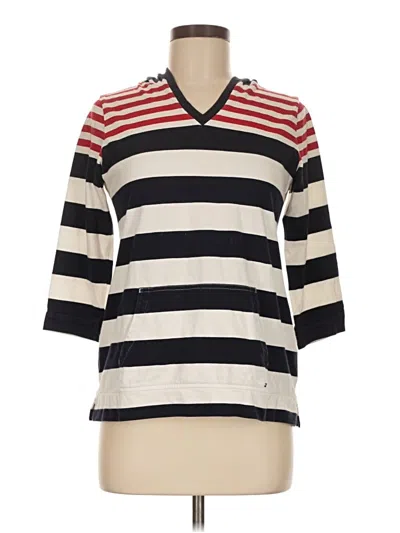 Pre-owned Tommy Hilfiger Pullover Sweater In White