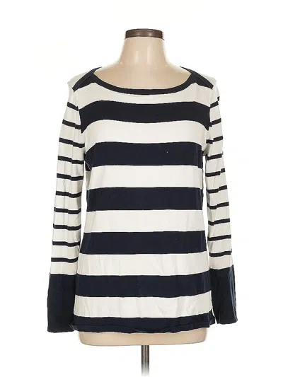 Pre-owned Tommy Hilfiger Pullover Sweater In White
