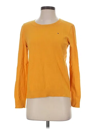 Pre-owned Tommy Hilfiger Pullover Sweater In Yellow