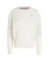 Tommy Hilfiger Soft Wool Cable C-neck Clothing In Ivory Petal