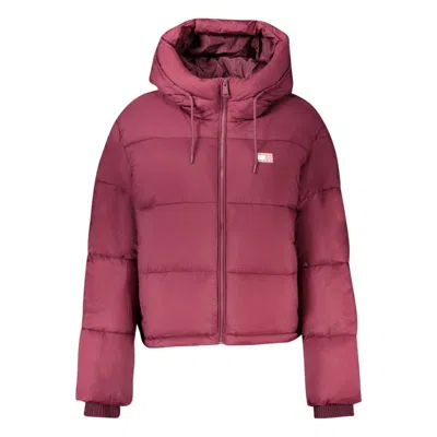 Tommy Hilfiger Purple Polyester Women's Jacket In Pink