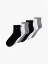 Tommy Hilfiger Quarter Top Sock 6 In Gray