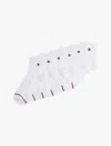 Tommy Hilfiger Quarter Top Sock 6pk In White