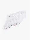 Tommy Hilfiger Quarter Top Socks 6pk In White