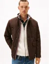 Tommy Hilfiger Quilted Field Jacket In Brown