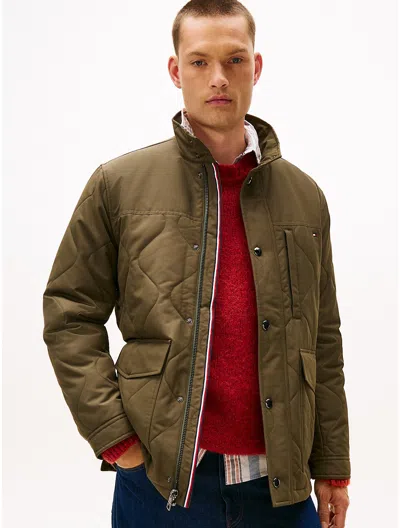 Tommy Hilfiger Quilted Field Jacket In Green