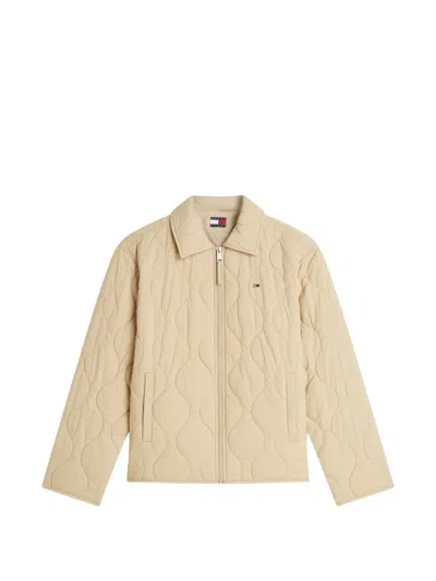 Tommy Hilfiger Quilted Padded Jacket In Neutral