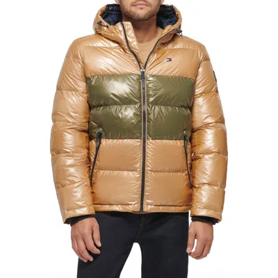 TOMMY HILFIGER TOMMY HILFIGER QUILTED PUFFER HOODED MID LENGTH JACKET 