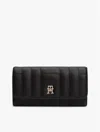 Tommy Hilfiger Quilted Snap In Black