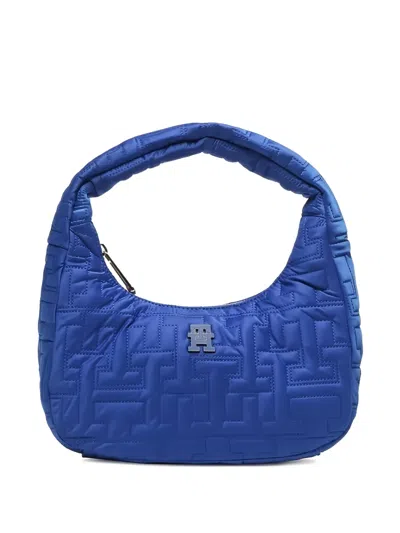 Tommy Hilfiger Quilted Tote Bag In Blue