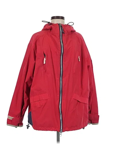 Pre-owned Tommy Hilfiger Raincoat In Red