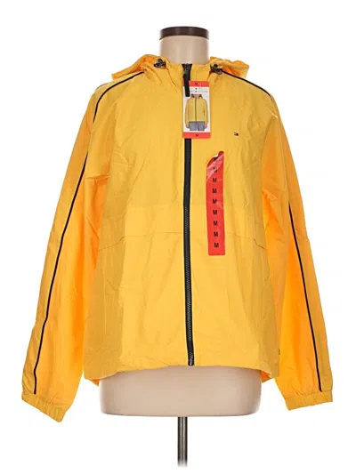 Pre-owned Tommy Hilfiger Raincoat In Yellow