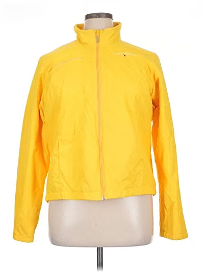 Pre-owned Tommy Hilfiger Raincoat In Yellow