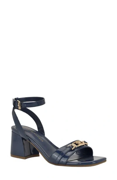 Tommy Hilfiger Raneen Ankle Strap Sandal In Blue