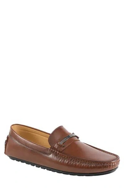 Tommy Hilfiger Ravent Faux Leather Driver In Brown