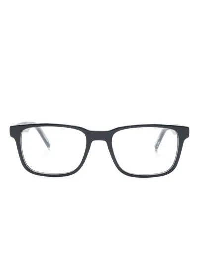 Tommy Hilfiger Rectangle-frame Glasses In Blau