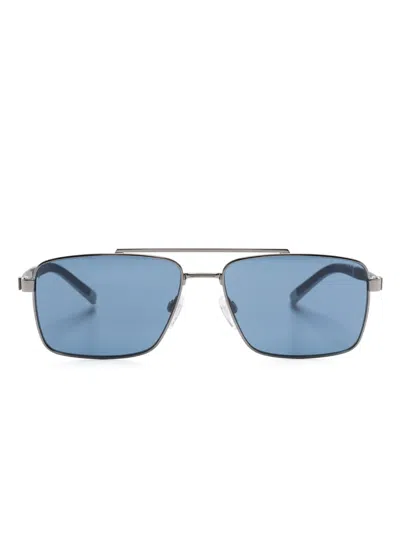 Tommy Hilfiger Sonnenbrille Mit Eckigem Gestell In Blau