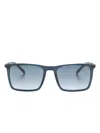 Tommy Hilfiger Rectangle-frame Sunglasses In Blue