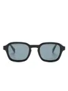 Tommy Hilfiger Rectangle-frame Sunglasses In Schwarz