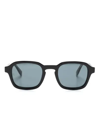 Tommy Hilfiger Rectangle-frame Sunglasses In Schwarz