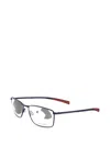 Tommy Hilfiger Rectangle-frame Glasses In Gray