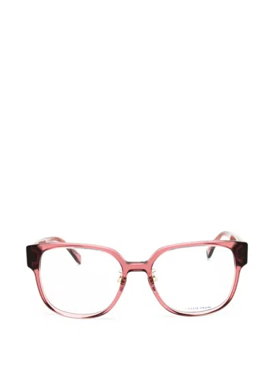 Tommy Hilfiger Rectangle-frame Glasses In Pink