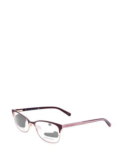 Tommy Hilfiger Rectangle-frame Glasses In Red