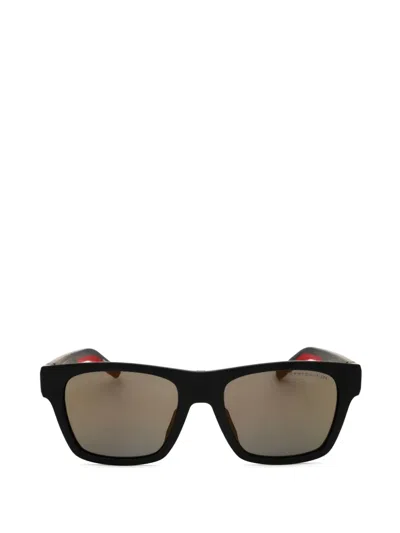Tommy Hilfiger Rectangle-frame Sunglasses In Black