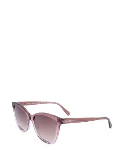 Tommy Hilfiger Rectangle-frame Sunglasses In Pink