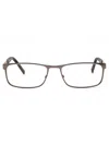 Tommy Hilfiger Rectangular Men's Eyeglasses In Gray