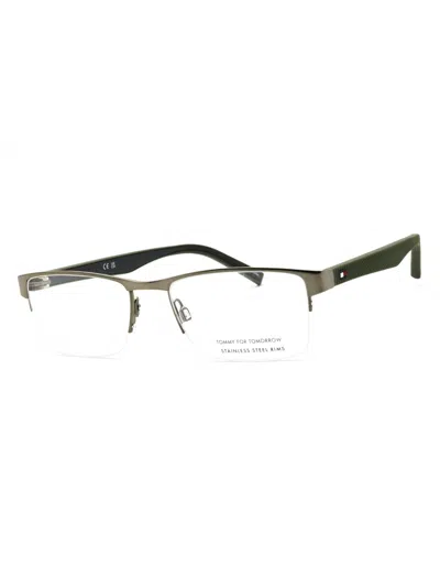 TOMMY HILFIGER TOMMY HILFIGER RECTANGULAR METAL MEN'S EYEGLASSES TH 2047
