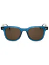 Tommy Hilfiger Rectangular Plastic Men's Sunglasses In Yellow