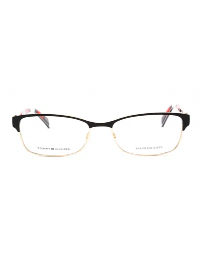 Tommy Hilfiger Rectangular Women's Eyeglasses - Th 1684 In Brown