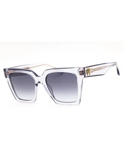 Tommy Hilfiger Rectangular Women's Sunglasses Th 2100/s In Gray