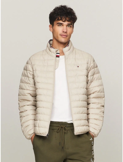 Tommy Hilfiger Recycled Packable Jacket In Stone