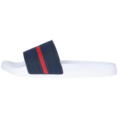 Tommy Hilfiger Redder Sandal Men's Us 9 Blue Round Toe Slip-on Slide Khd2687