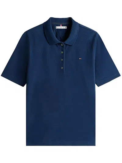Tommy Hilfiger , Reg Pique Polo In Blue