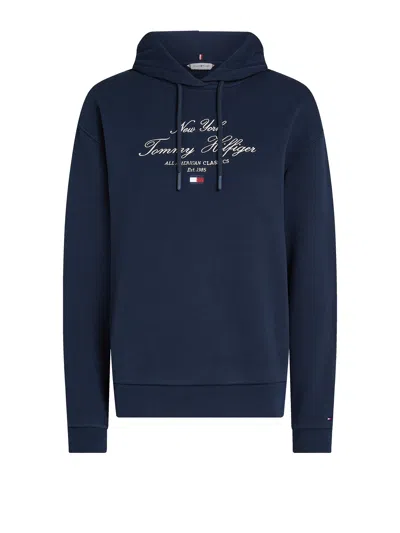 Tommy Hilfiger Regenerative Cotton Cozy Sweater In Blue