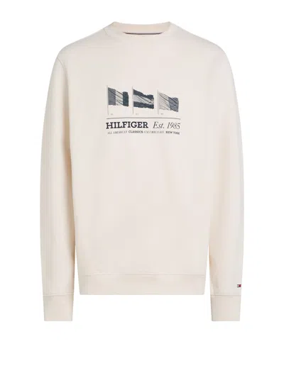 Tommy Hilfiger Regenerative Cotton Cozy Sweater In Neutral