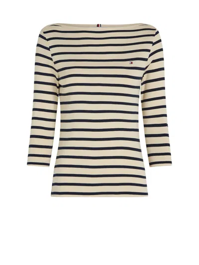 Tommy Hilfiger Regenerative Cotton Sweater In Multi