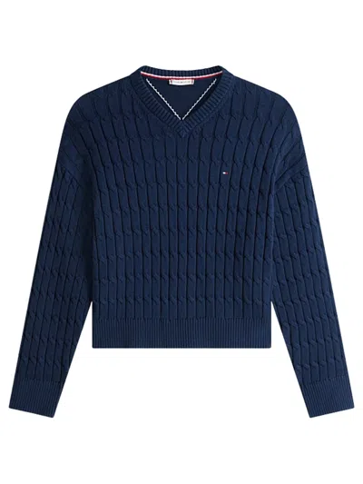 Tommy Hilfiger Regenerative Cotton Sweater For Women In Multi
