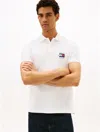 Tommy Hilfiger Regular Fit 1985 Flag Graphic Pique Polo In Sand