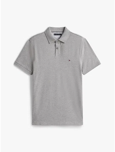 Tommy Hilfiger Regular Fit 1985 Pique Polo In Gray