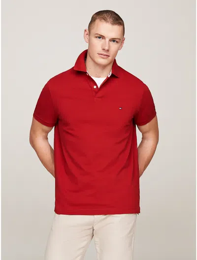 Tommy Hilfiger Regular Fit 1985 Polo In Dark Magma