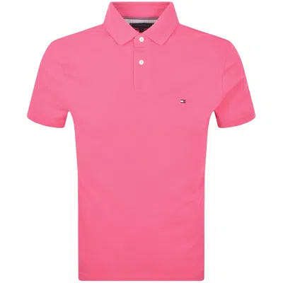 Tommy Hilfiger Regular Fit 1985 Polo T Shirt Pink