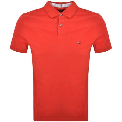Tommy Hilfiger Regular Fit 1985 Polo T Shirt Red